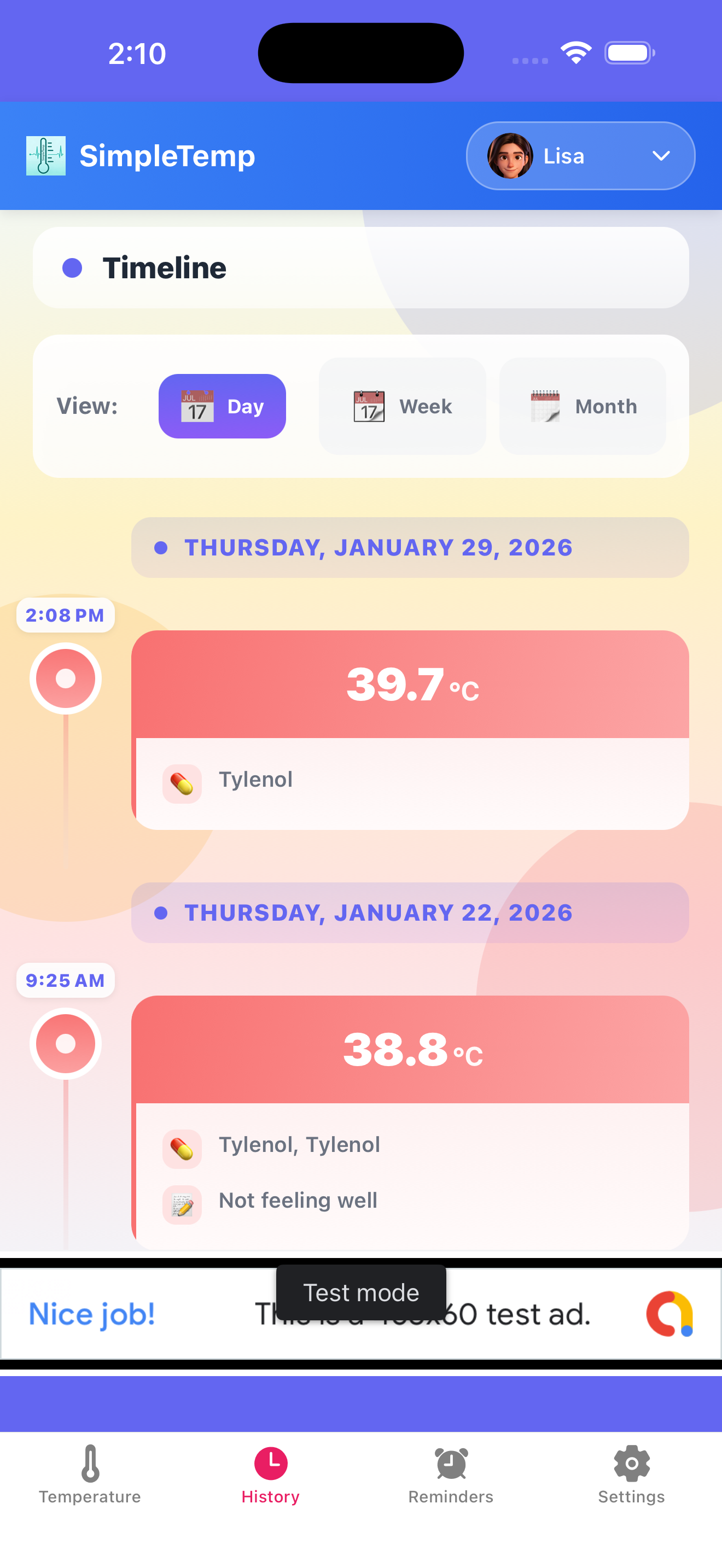 SimpleTemp Screenshot