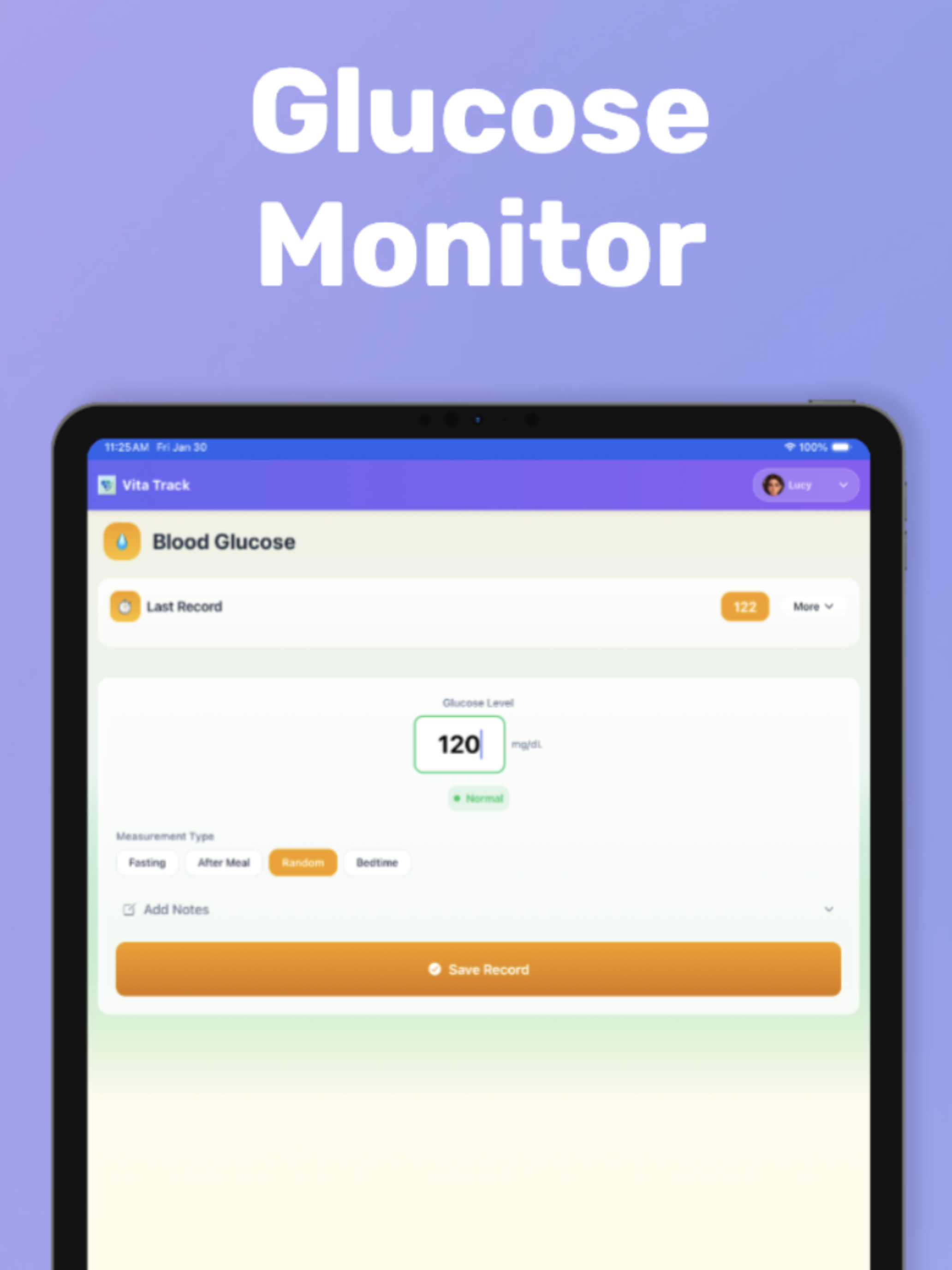 VitaTrack Screenshot 3